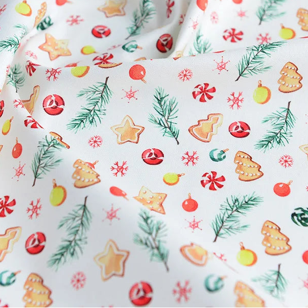 100% Cotton Christmas Print Fabric, 140cm Wide