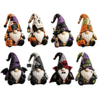 Halloween Gnome DIY Sewing Kit – Witch, Pumpkin & Gnome Doll Patchwork | Pre-Cut Fabric & Supplies Included