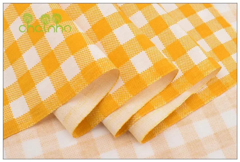 Orange Floral Series Printed Twill Cotton Fabric – 40s Weight
