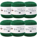 Hilo de Algodón de Seda - Hilo Fino para Ganchillo, Suéteres de Punto, Chales, Bufandas y Manualidades, Hilo Suave y Duradero 50g/unidad