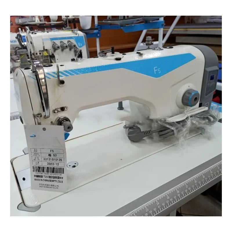 Jack F5 Direct Drive Flat Stitch Industrial Sewing Machine with Computer Table