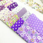 Purple Floral Jelly Roll — 40 Precut Fabric Strips for Quilting & Sewing