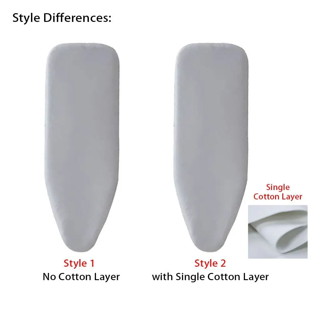 Heat-Resistant Ironing Board Cover with Elastic Edge (4 Sizes)