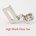 Free-Motion Quilting Ruler Presser Foot – Low & High Shank Metal | Domestic Sewing Machine Quilting & Embroidery