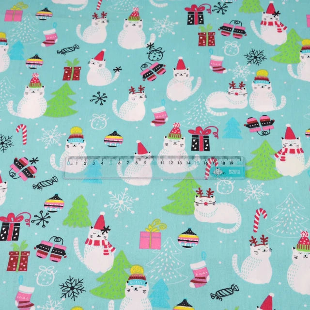 Booksew Cotton Fabric Fat Quarter – Floral, Animal & Cartoon Prints, 20×25cm