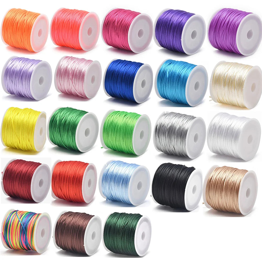 1.5mm Satin Rattail Cord – Nylon, 24 Yards (22m)