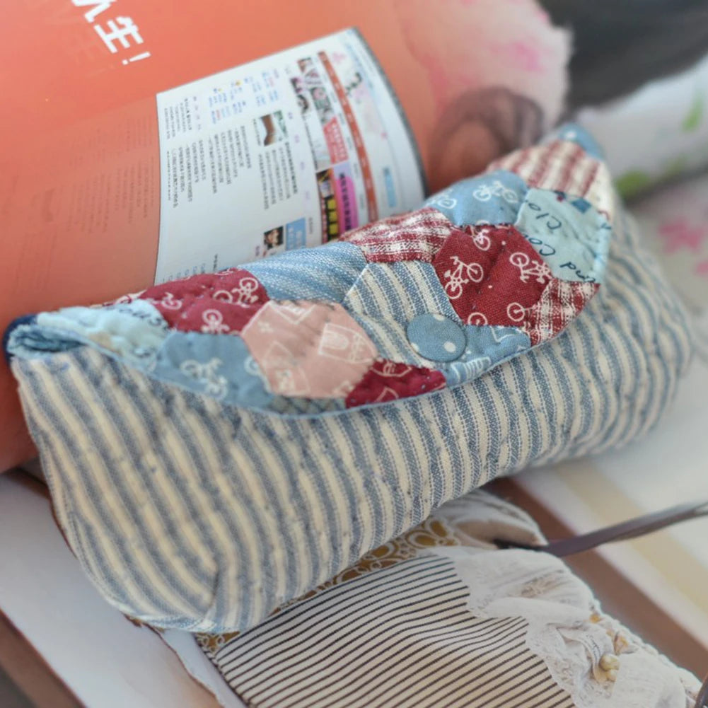 Sunglass Holder Bag Quilting Template DIY Fabric Glass Bag Embroidery Patchworks Portable Template For DIY Crafting