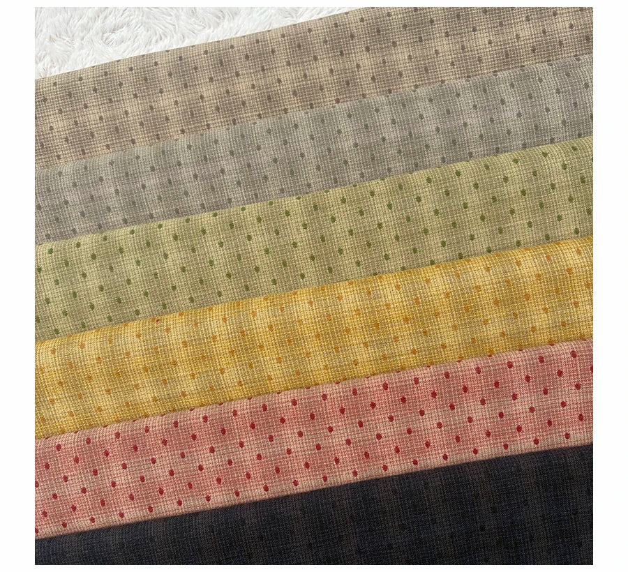 Japanese Yarn-Dyed 100% Cotton Fabric – Fat Quarter Bundle | Floral, Dot & Cartoon Prints