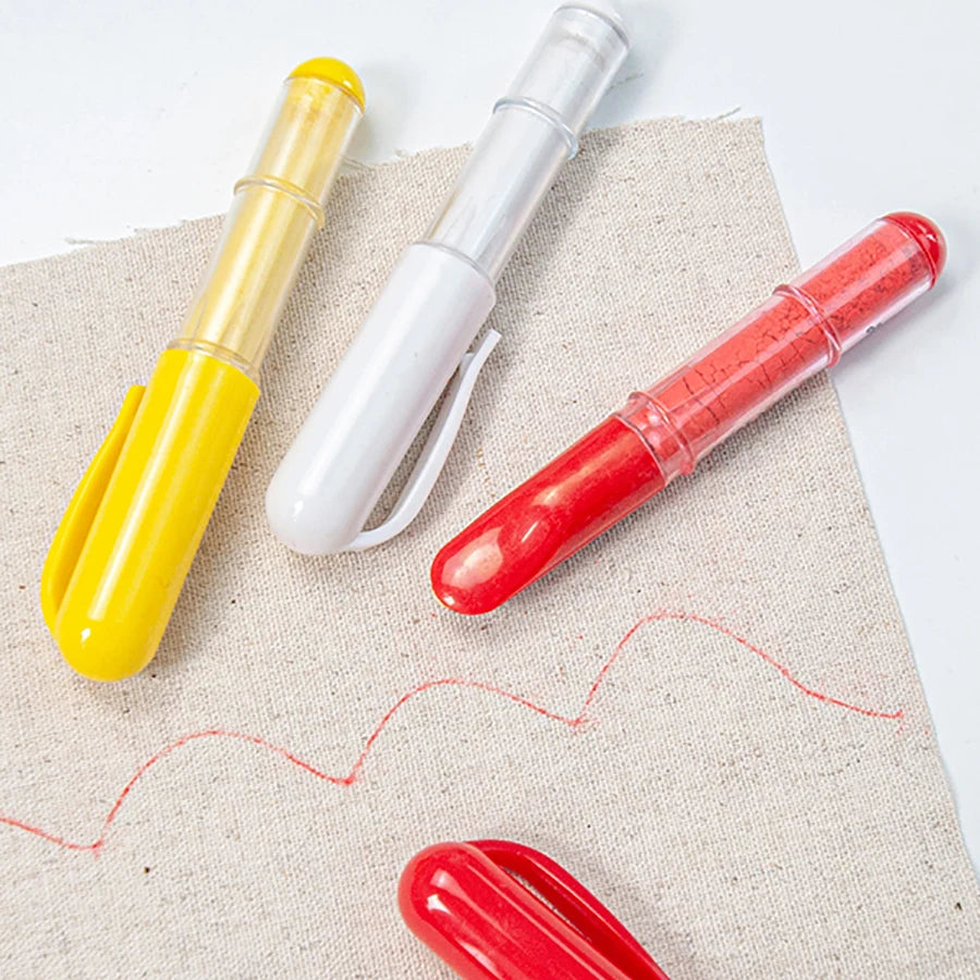 Erasable Tailor’s Chalk Fabric Pencils – Fabric Marking for Sewing, Patchwork, Quilting & Needlework