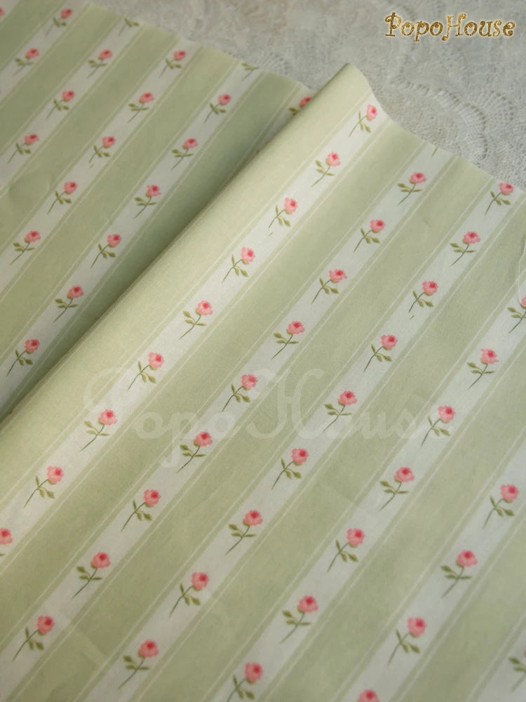 145cm Floral Cotton Poplin Fabric, 50cm Piece
