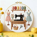 Sewing Shop Embroidery Starter Kit – DIY Beginner Embroidery Kit