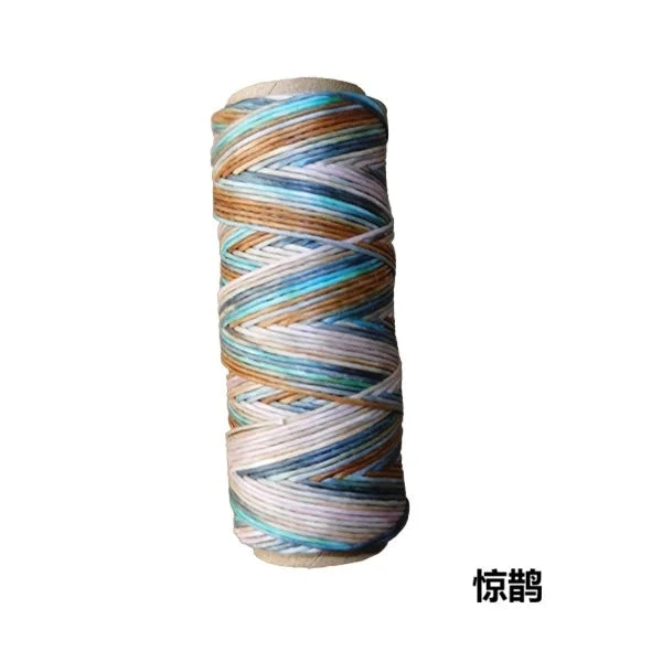 Hilo Redondo de Poliéster Encerado – 0.6mm, Carrete de 50m | 41 Colores | Macramé, Joyería y Marroquinería