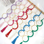 Kit Atrapasueños de Macramé Bohemio – Decoración DIY de Pared y Ventana con Anillo de Cristal