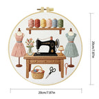 Sewing Shop Embroidery Starter Kit – DIY Beginner Embroidery Kit
