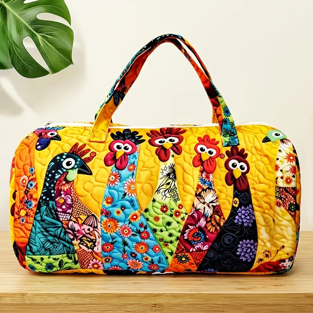 African Print Duffle Bag – Weekend Travel & Gym Bag