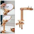 Soporte de escritorio ajustable para bastidor de bordado de madera con rotación de 360 grados Marcos de bastidor de punto de cruz Anillos Regalos para adultos y madres Costura