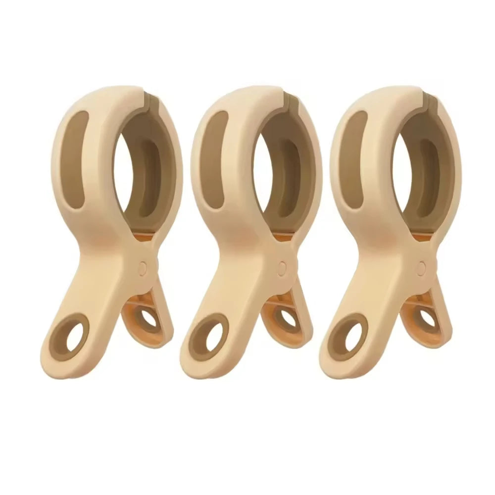 Pinzas de playa/para acolchar – Pinzas de ropa de plástico grandes, resistentes al viento y reutilizables para mantas, toallas y telas