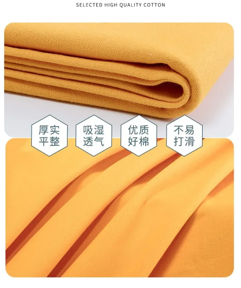 Solid Color 100% Cotton Canvas Fabric – 145cm Wide, Sold by 50cm – For Bags, Upholstery, Quilting & Home Décor