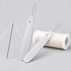 Kit de 40 Agujas de Coser e Hilos – Agujas de Ojo Grande con Dedal y Descosedor