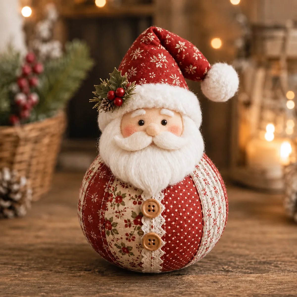 Christmas Patchwork Doll Sewing Kit – 12 Designs