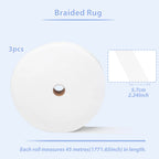 Jelly Roll Batting Strips for Rugs and Quilting Crafts