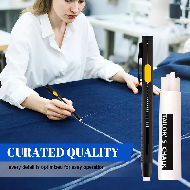 Heat-Erasable Fabric Marking Pens with 20 Refills (2-Pack)