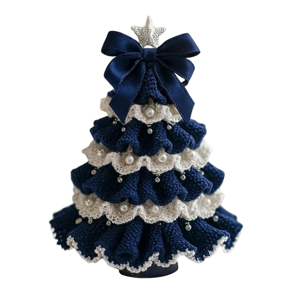 DIY Crochet Christmas Tree Kit – Yarn, Hook & Beads Included