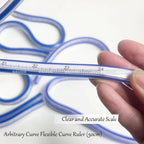 Flexible Curve Ruler – Bendable Double-Sided Soft Ruler for Garment Pattern Making & Sewing | 30–60cm