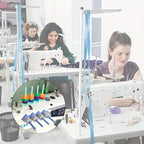 Sujetador magnético para canillas – Soporte organizador de carretes para máquina de coser con base magnética (paquete de 2)