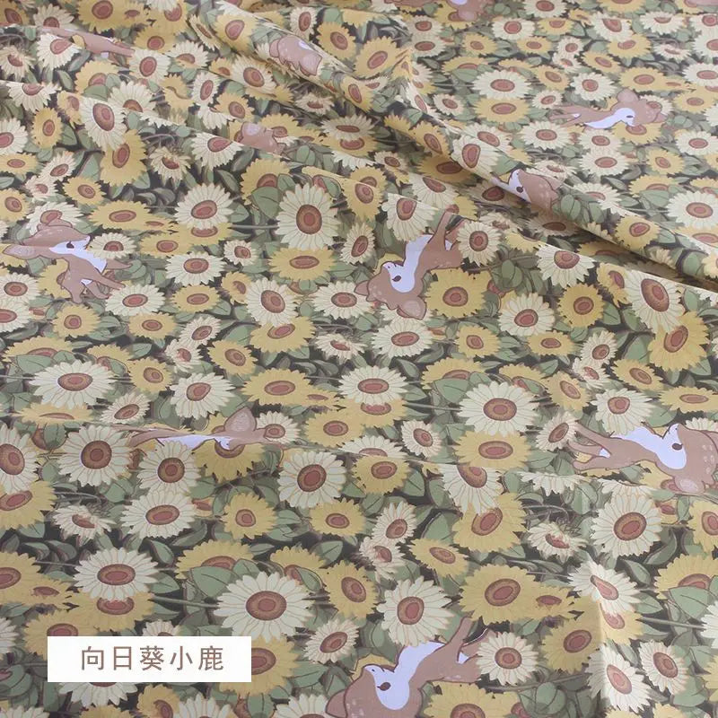 Pure Cotton AB Face Fabric – Cartoon Printed for Baby & Children's Clothing, Bedding & Quilting