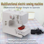 Máquina de Coser Eléctrica Semiautomática – Portátil de 12 Puntadas