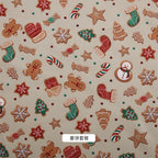Christmas Holiday Print Fabric – 100% Polyester, 50cm x 150cm