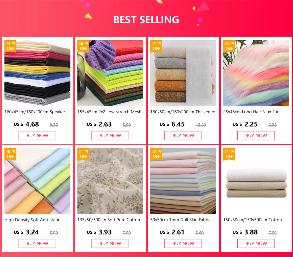 Soft Print 100% Cotton Knit Fabric – 185 g/m² | Baby Clothes, Pajamas & Bedding | 50×90cm