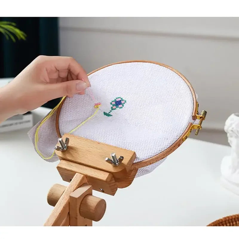360° Adjustable Desktop Embroidery Hoop Stand