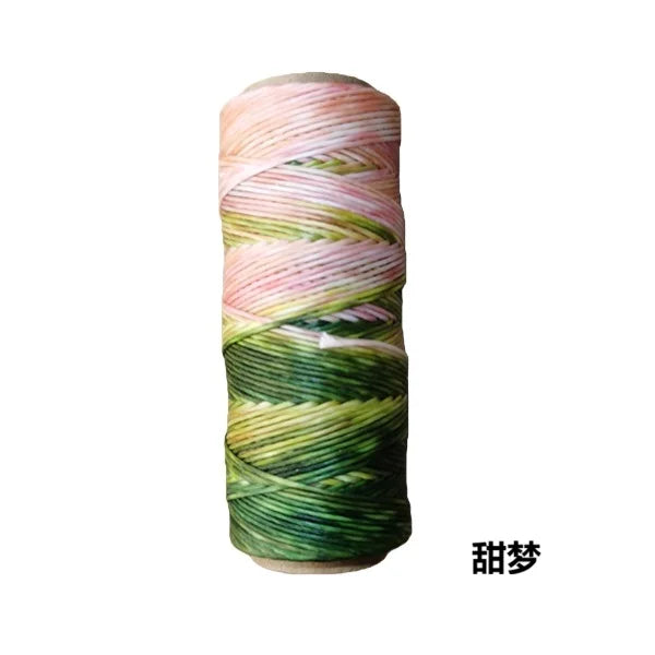 Hilo Redondo de Poliéster Encerado – 0.6mm, Carrete de 50m | 41 Colores | Macramé, Joyería y Marroquinería