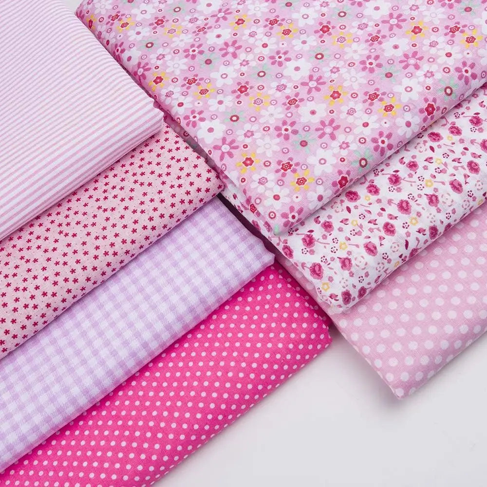 WENYUYA 40-Piece Pink Jelly Roll – Precut Organic Cotton Fabric Strips for Quilting