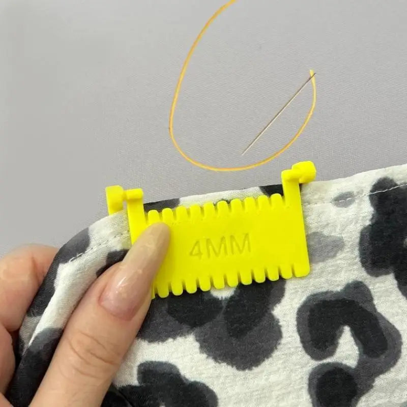 Sewing Gauge Tool for Quilting, Hemming & Edge Stitching – Compact Seam Lock Ruler