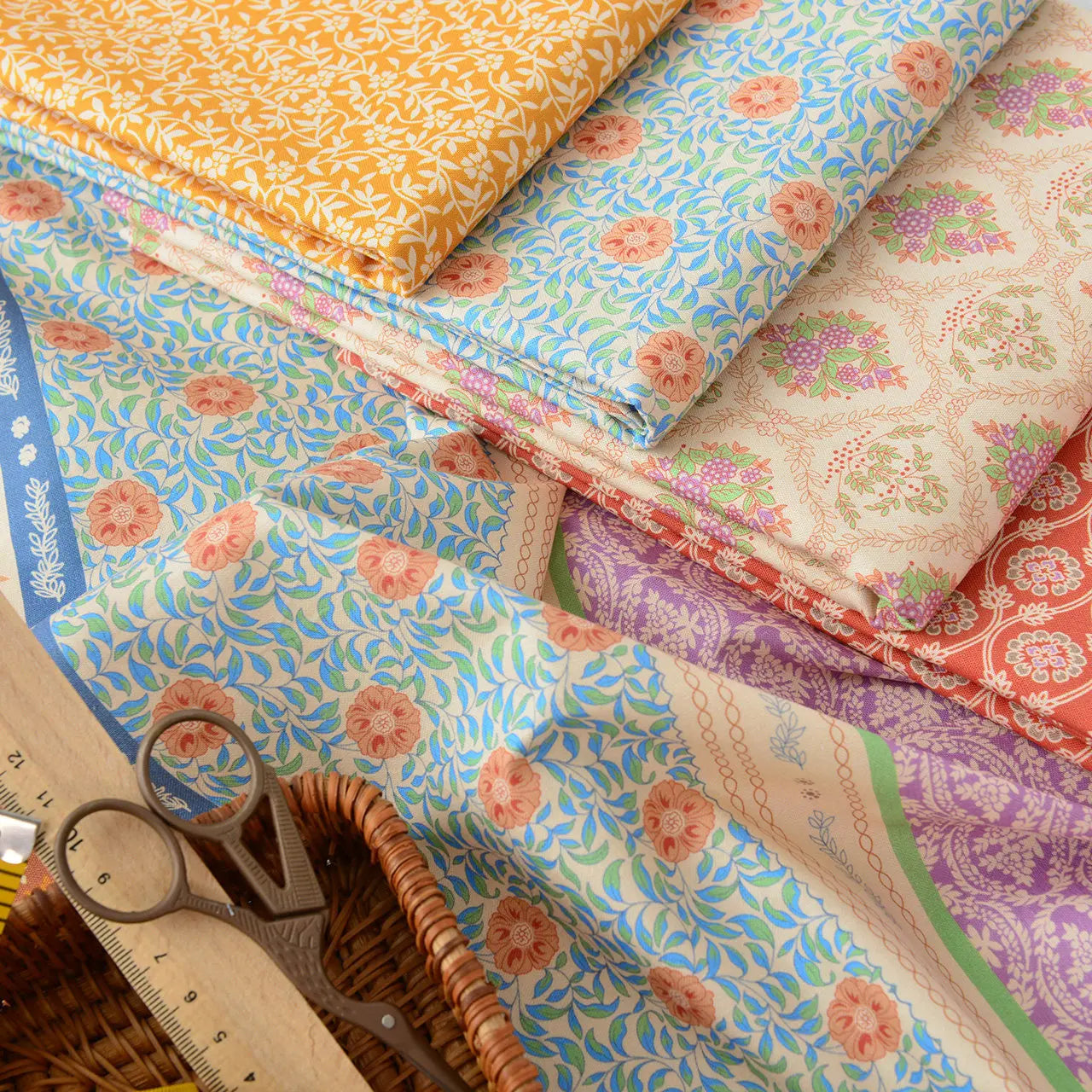 Bohemian Ethnic Print Cotton Fabric – 145cm Wide | Quilting, Garments & Home Décor