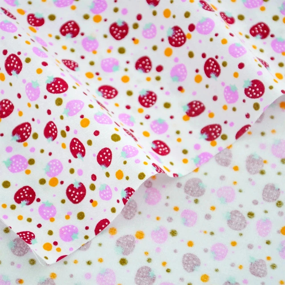 Fabric - 40 Precut Strips (6.35 X 49.78 cm) for Quilting And Sewing, 20 Floral Prints Assortment, 100% Material,