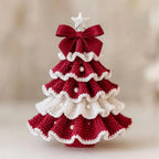 DIY Crochet Christmas Tree Kit – Yarn, Hook & Beads Included