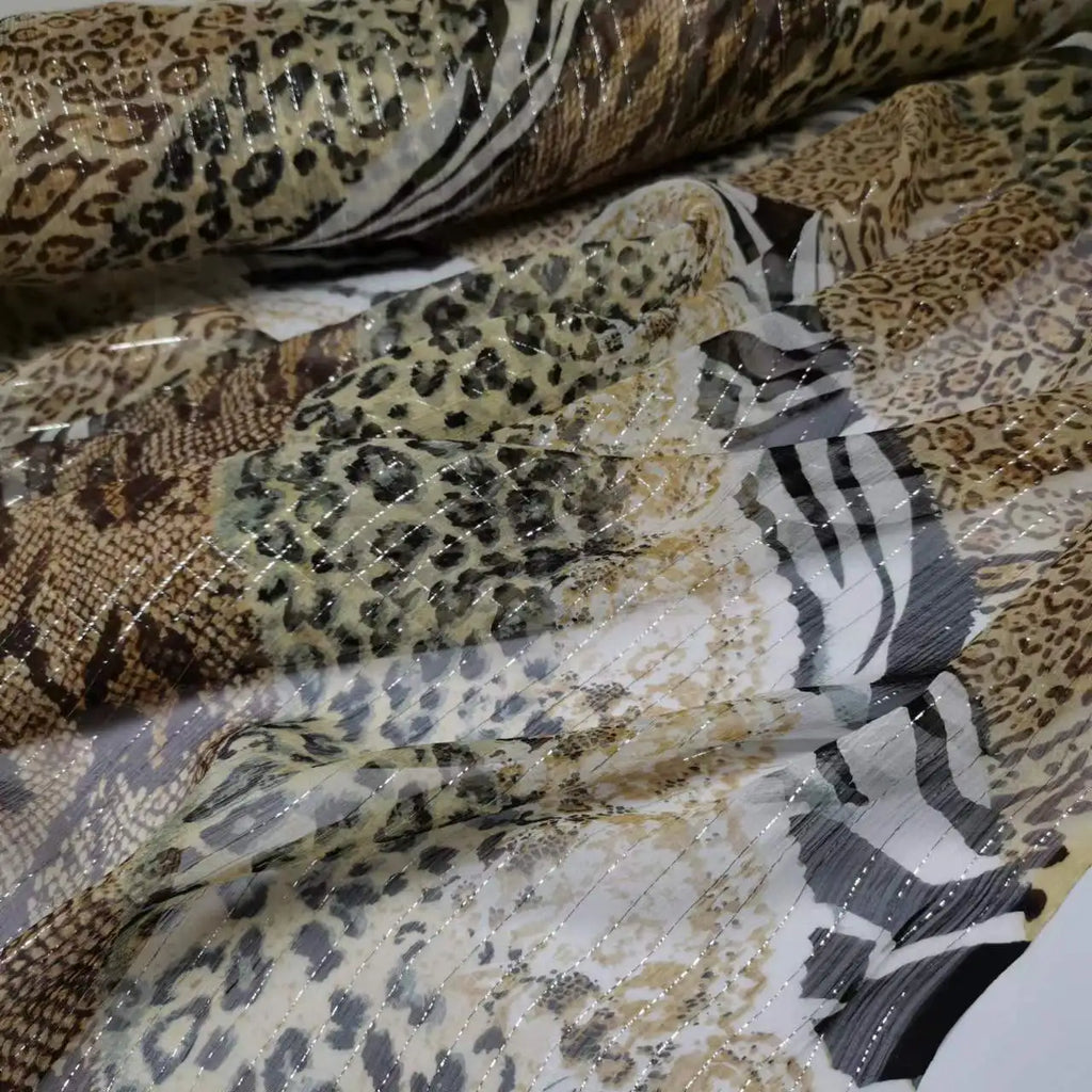 Floral Print Silk-Cotton Blend Fabric – 135cm Wide, 9-10mm | Dresses, Blouses & Luxury DIY Sewing