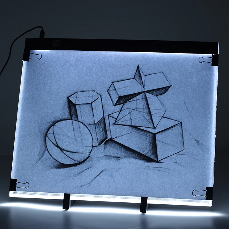 Almohadilla de luz LED para pintura de diamantes y bordado – Caja de luz de calco regulable de 3 niveles | A5, A4, A3