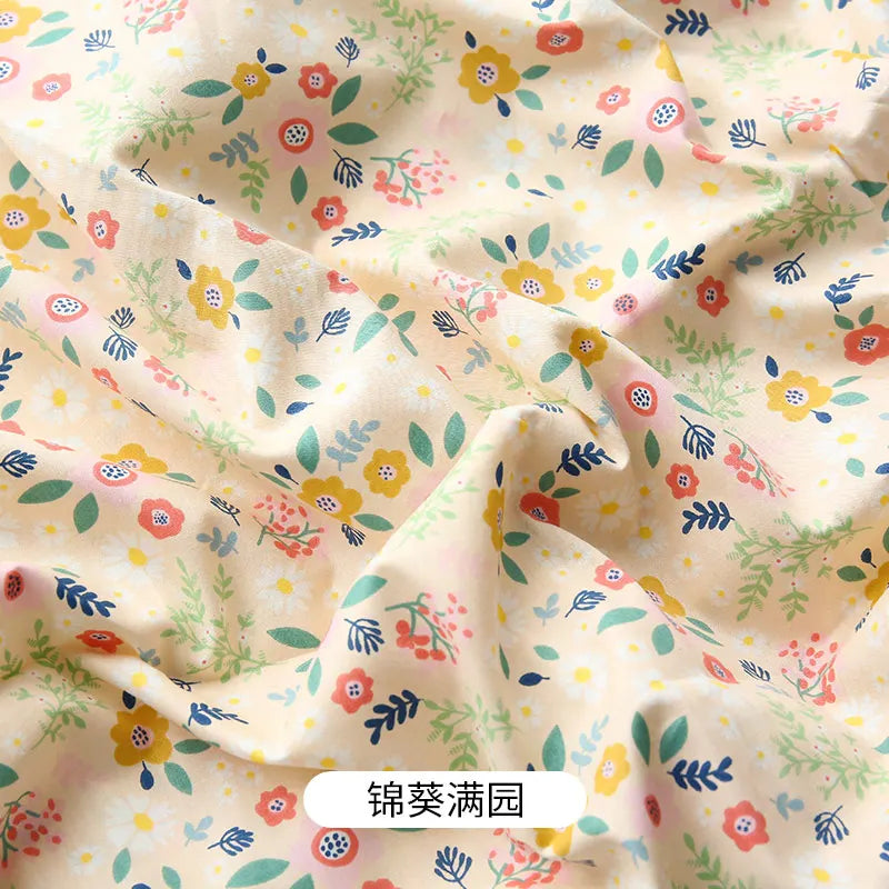 Fabric - 40 Precut Strips (6.35 X 49.78 cm) for Quilting And Sewing, 20 Floral Prints Assortment, 100% Material,