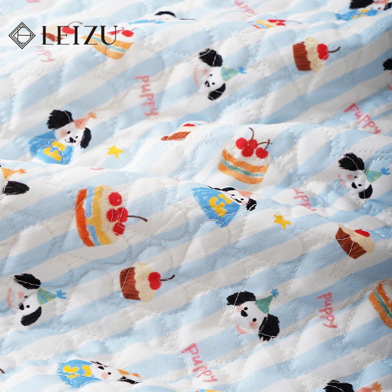 Cartoon Printed Quilted Cotton Fabric – Star & Moon
