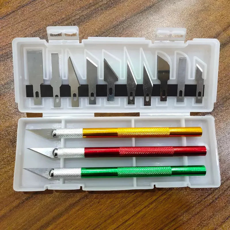 Juego de corte rotatorio de 45mm: Base de corte A4, Regla de costura y clips, Bolígrafo, Juego de cuchillos de trinchar. Manualidades, Arte en papel, Cuero