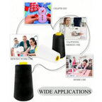 Serger Thread 100% Polyester – 3000 Yards per Roll | Black & White Cones