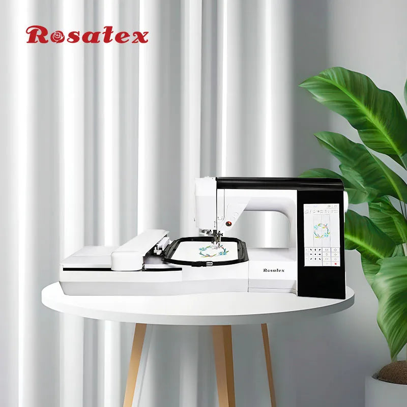 ROSATEX RS-777 High Speed Household Computerized Embroidery Machine – 85W, Flat-Bed Chain Stitch