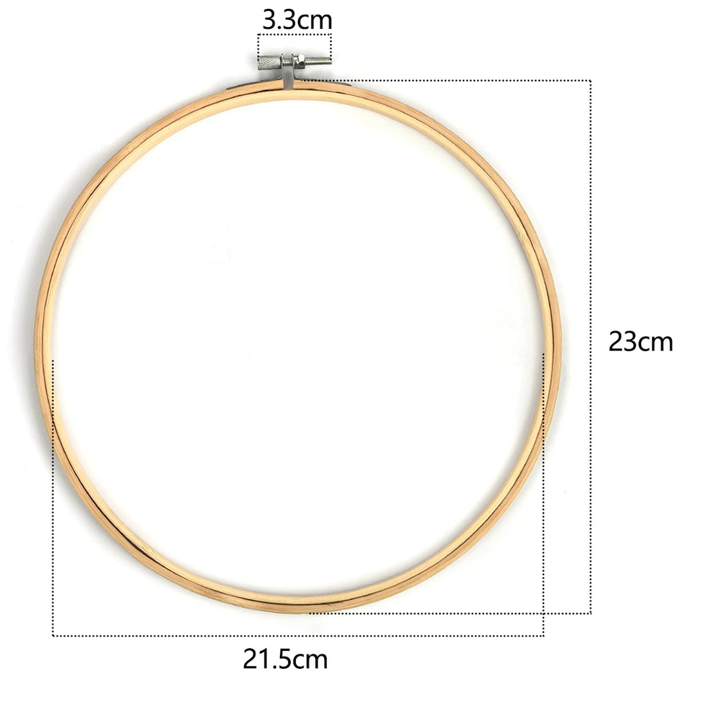 Bamboo Embroidery Hoop – 8 Round Sizes