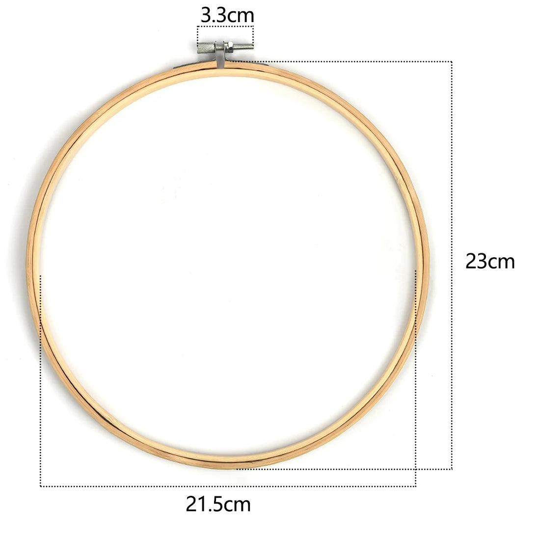 Bamboo Embroidery Hoop – 8 Round Sizes