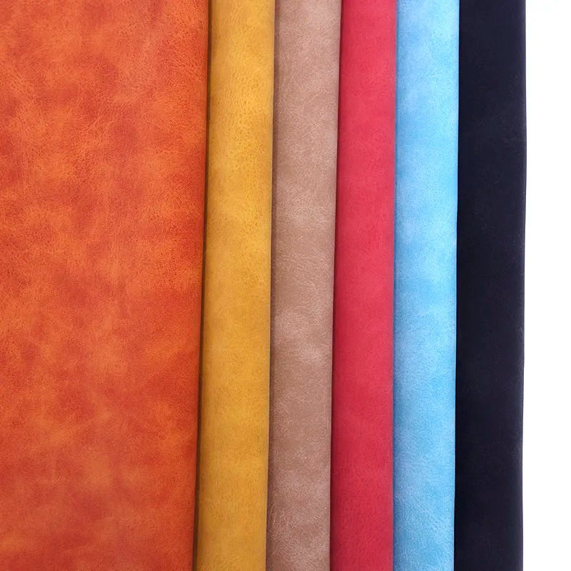 Faux Suede PU Leather Fabric – Waterproof Synthetic Leather, 0.9mm Thick – For Garments, Bags, Upholstery & Crafts
